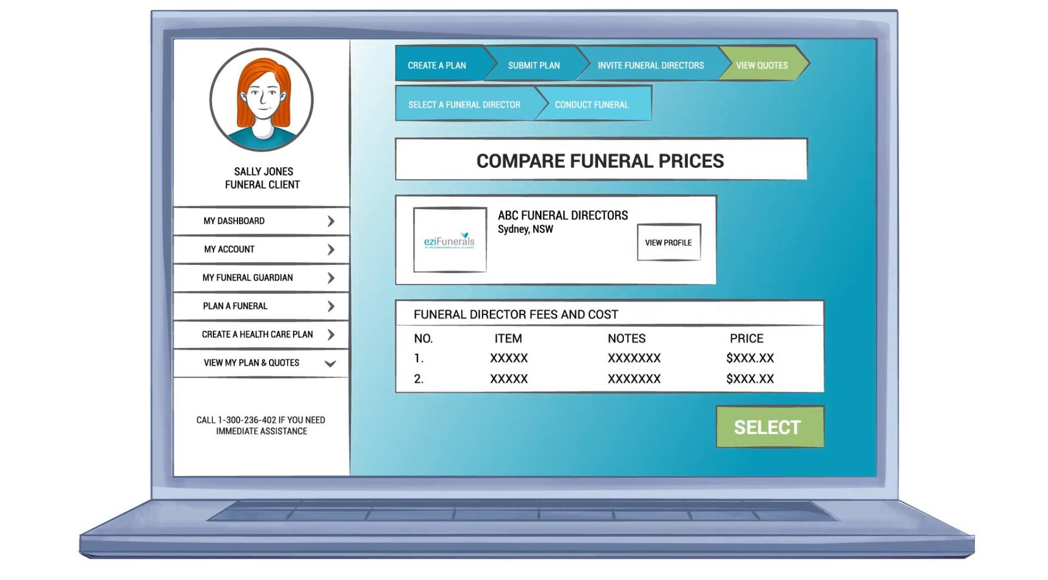 compare funeral prices